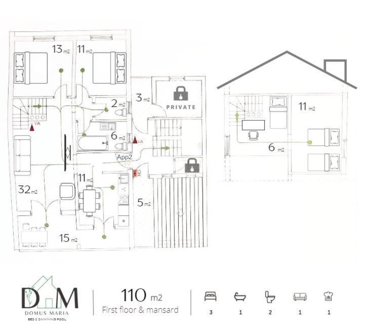 فيلا Domus Maria With Swimming Pool And Free Parking بنجول المظهر الخارجي الصورة